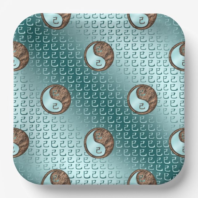 Plato De Papel Año de la serpiente de la Tierra (Anverso)