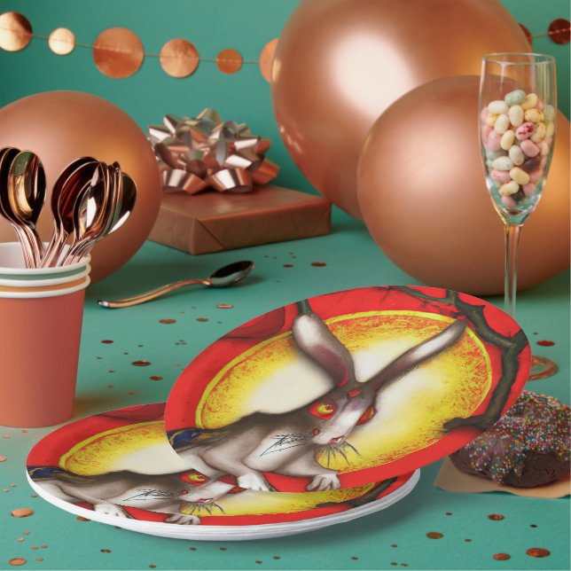 Plato De Papel Año del conejo (Multi)