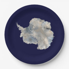 Plato De Papel Antártida (imágenes de mármol azul de la NASA)