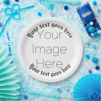 Plato De Papel antigua foto personalizada de papel histórico