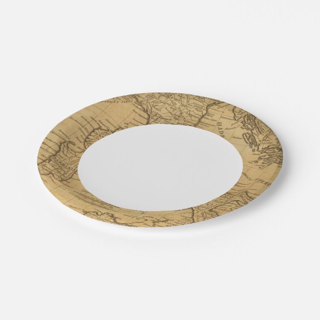 Plato De Papel Antigua Italia (Angular)