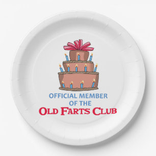 Plato De Papel Antiguo club Faros