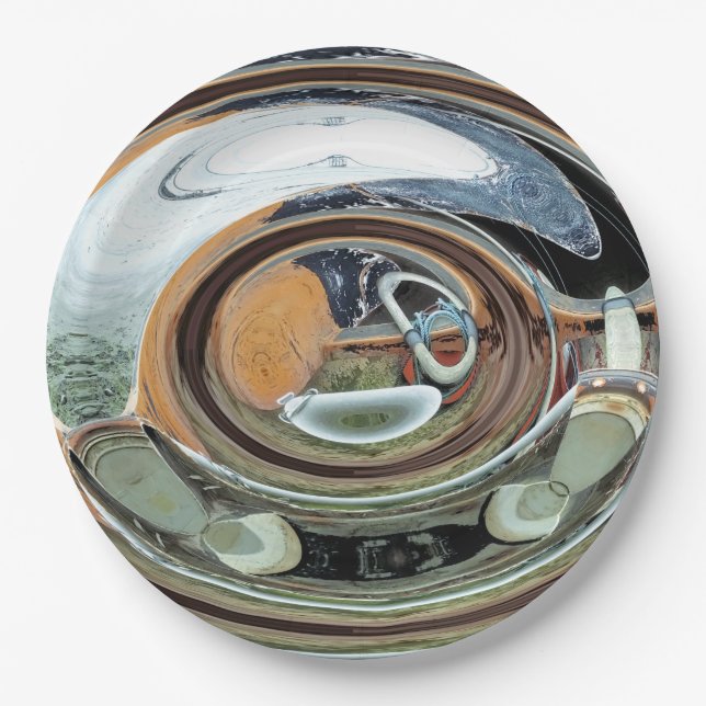 PLATO DE PAPEL ANTIGUO INGLATERRA (Anverso)