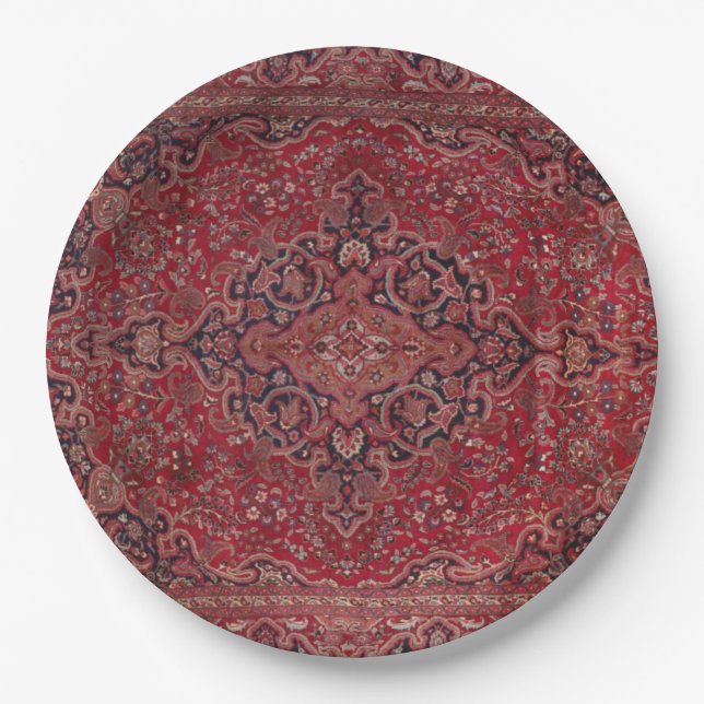 Plato De Papel Antique Carpet (Anverso)