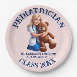 Plato De Papel antistress pediatrician teddy bear kids university
