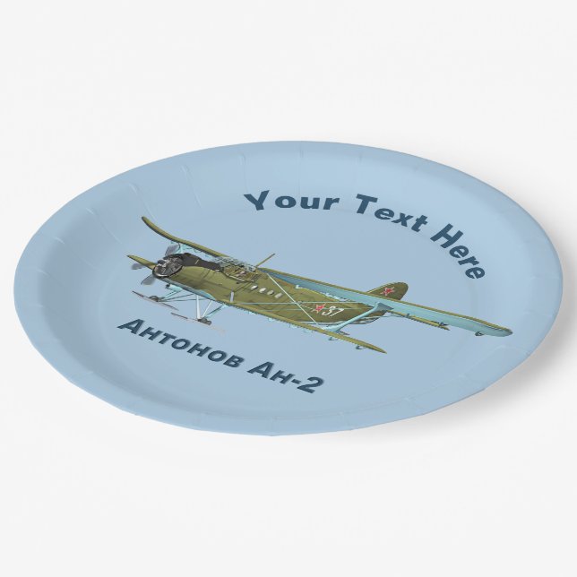 Plato De Papel Antonov An-2 (Angular)