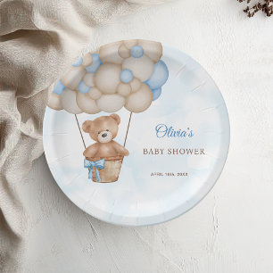 Plato De Papel Apenas Podemos Esperar Baby Shower