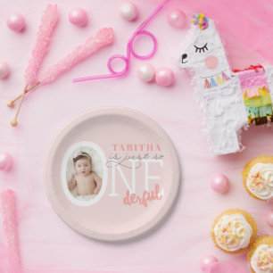 Plato De Papel apenas tan ONEderful