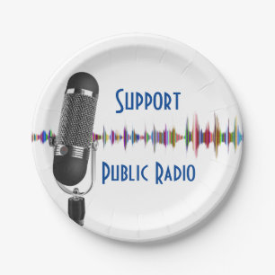 Plato De Papel Apoyo a la radio pública