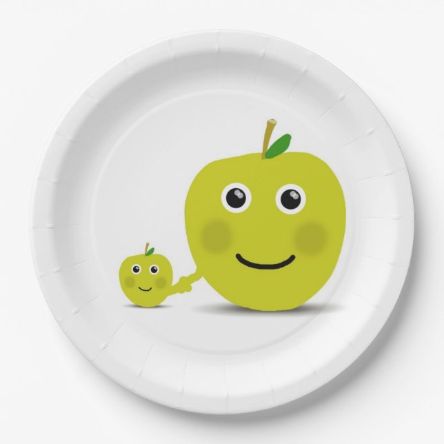 Plato De Papel Appel vriendjes melamine+bord (Anverso)