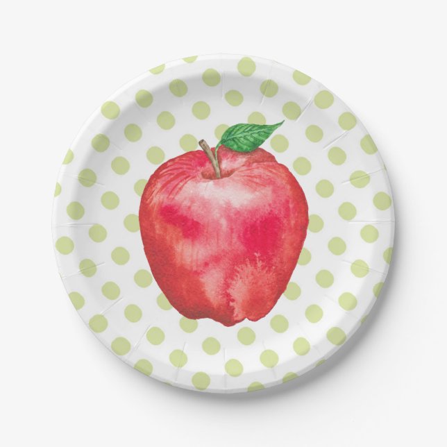 Plato De Papel Apple (Anverso)