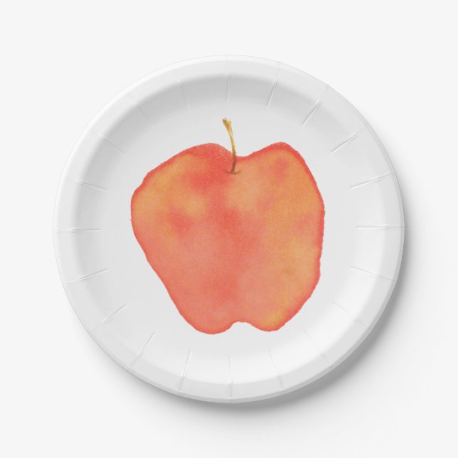 Plato De Papel Apple (Anverso)