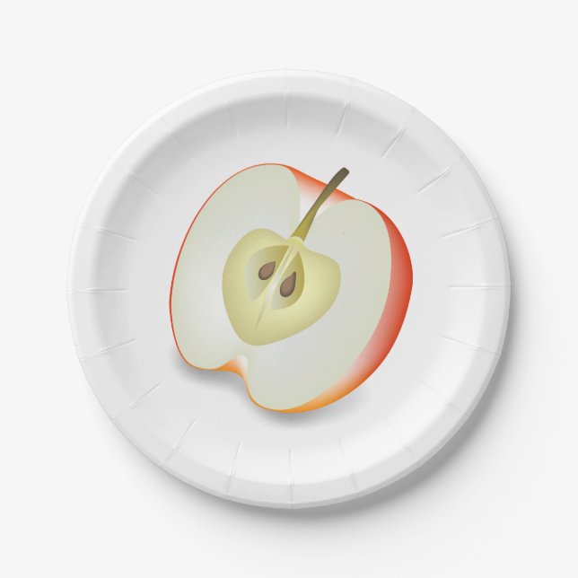 PLATO DE PAPEL APPLE FOOD (Anverso)