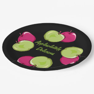Plato De Papel Apple Fun Graphics Art