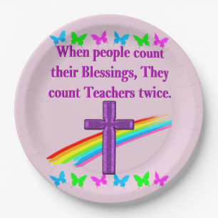 PLATO DE PAPEL APRECIACIÓN DEL PROFESOR