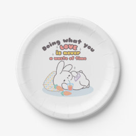 Plato De Papel Aprecie sus pasiones - Un acogedor recordatorio de