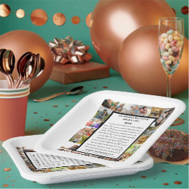 Plato De Papel aprecio de mamá | Día de la Madre 22 Collage de fo