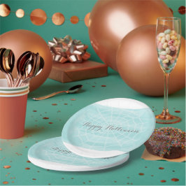 Plato De Papel Araña acuática Halloween