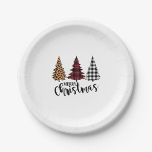 Plato De Papel Árbol de navidad