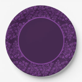 Plato De Papel Árbol de Navidad Sugar Plum CurlyQue