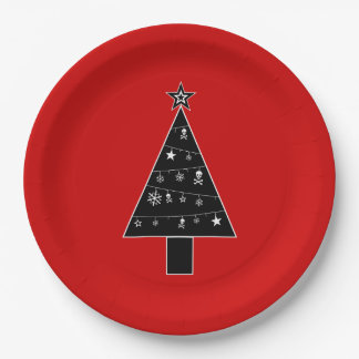 Plato De Papel Árbol navideño de DOOM