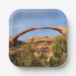 Plato De Papel Arco Paisaje en el Parque Nacional Arches