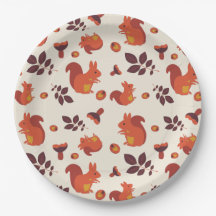 Ardilla, seta, hoja, nuez