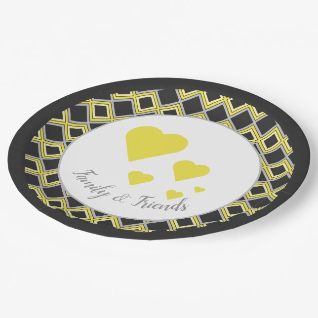 Plato De Papel Área de tipografía curva (Angular)