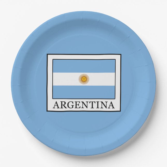 Plato De Papel Argentina (Anverso)