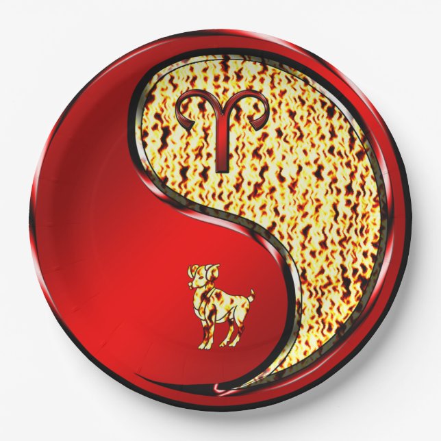 Plato De Papel Aries (Anverso)