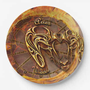 Plato De Papel Aries 21 de marzo hasta el 20 de abril