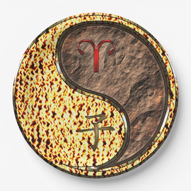 Plato De Papel Aries & Earth Rat (Anverso)