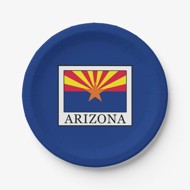 Plato De Papel Arizona (Anverso)