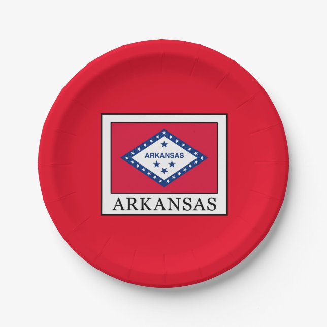 Plato De Papel Arkansas (Anverso)
