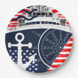 Plato De Papel Armada de Estados Unidos