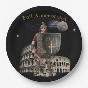 Plato De Papel Armor completo de DIOS