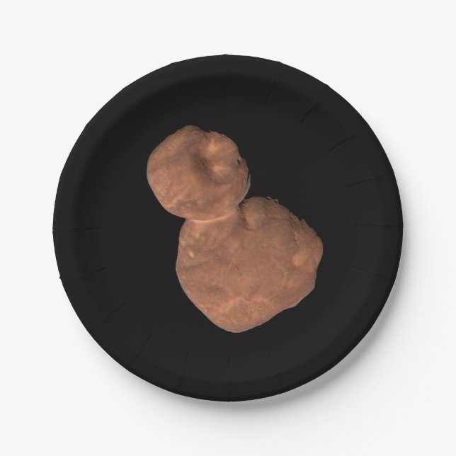 Plato De Papel Arrokoth Kuiper Belt (objeto) (Anverso)