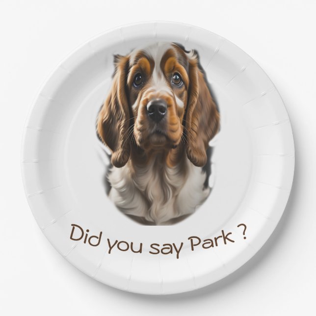 Plato De Papel Arte Animal (Anverso)