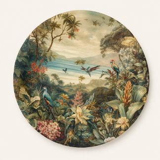 Plato De Papel Arte Botánico Vintage | Diseñador de Lujo