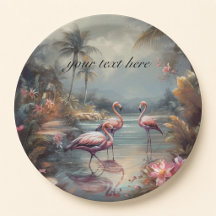 Arte de flamenco tropical vintage personalizado