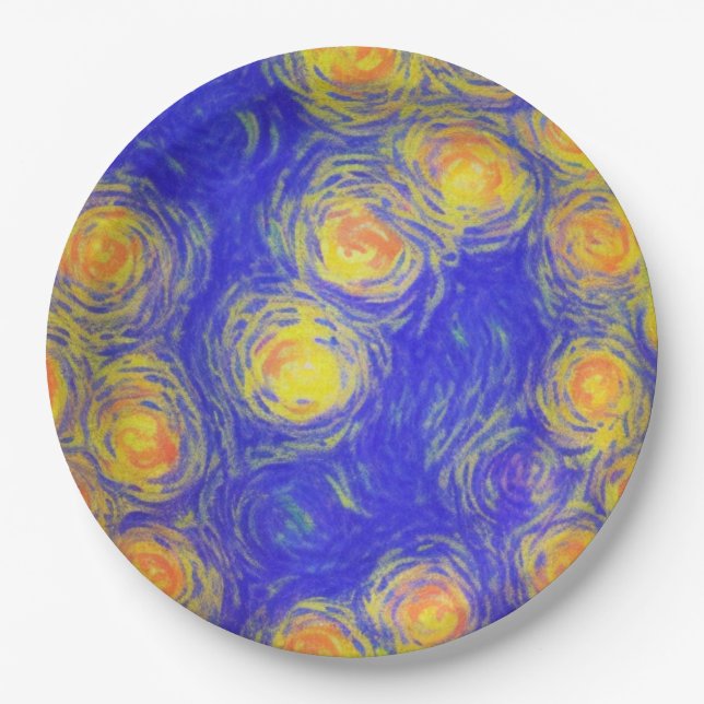 Plato De Papel Arte de palomitas (Anverso)