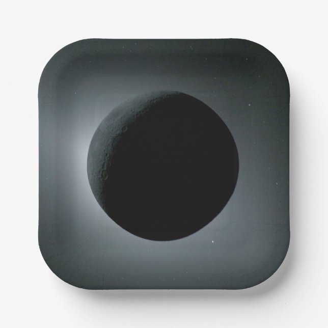 Plato De Papel Artemis II Total Solar Eclipse (Anverso)