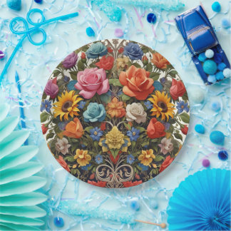 Plato De Papel Artesanías y suministros de Fiestas > Suministros 