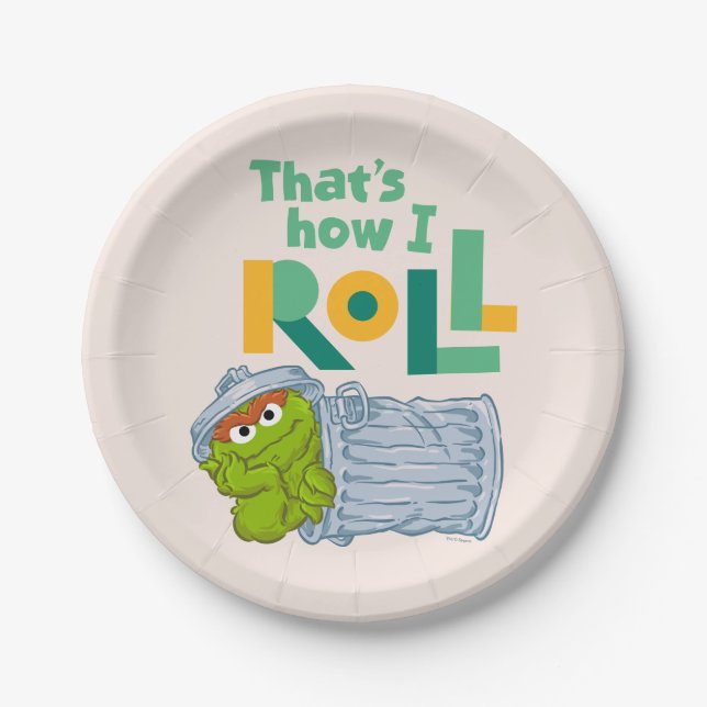 Plato De Papel Así es como rollo (Anverso)