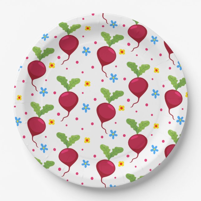 Plato De Papel Así que hermoso (Anverso)