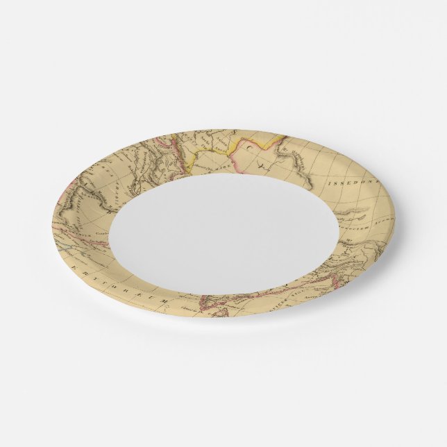 Plato De Papel Asia antigua (Angular)