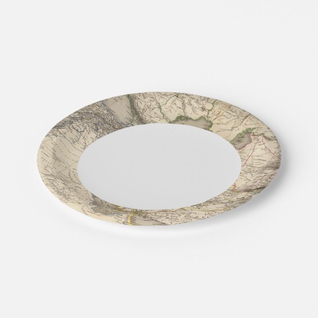Plato De Papel Asia occidental (Angular)