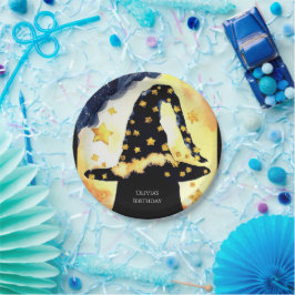 Plato De Papel Asistente para diversiones de Boho simple Cumpleañ