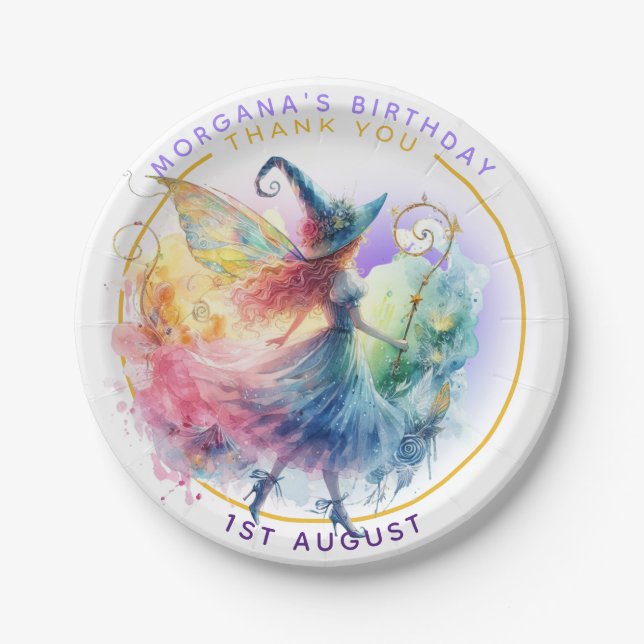 Plato De Papel Asistente para el Personalizado de decoradores de  (Anverso)