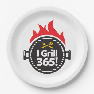 Plato De Papel ¡Aso a la parrilla 365!